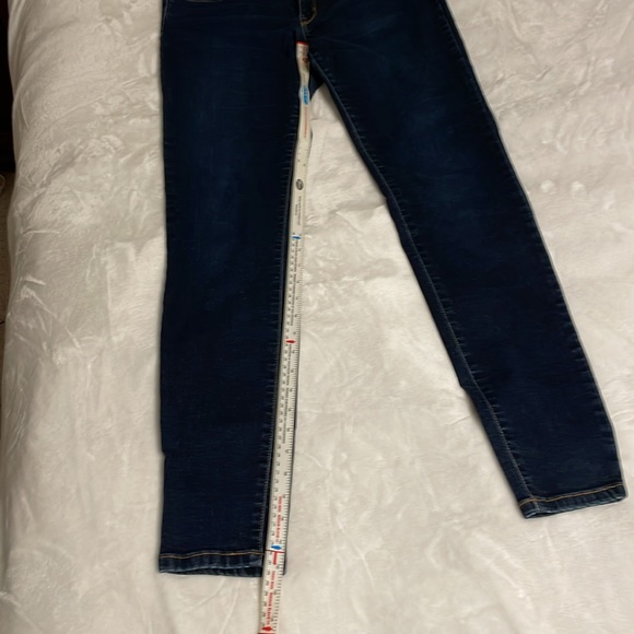 Bootlegger ladies skinny jeans, dark blue. - Picture 5 of 6